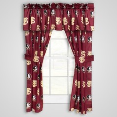College Covers Everything Comfy Florida State Seminoles Curtain Panel Set, 2 Pan