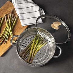17 Pieces Cookware Set Nonstick Granite Coated Pots and Pans Set Bakeware Set