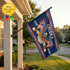 3 Ply 250 Years America Flag Double Sided Patriotic Eagle 3 X 5 Ft Anniversary