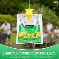 NEW 10 pack Outdoor Fly Traps Disposable Hanging Outdoor Catcher Bag Mosquito