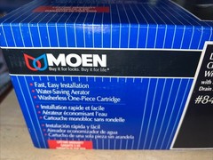 Moen # 84240 Both Chrome And Porcelain Handle New In Box