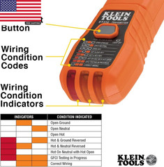 ET310KIT AC Circuit Breaker Finder Kit, Electric Tester, GFCI Tester, Leads, Ada
