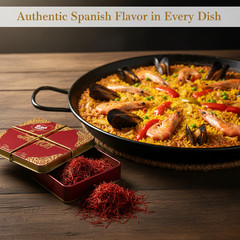 Alma Gourmet Altaj Premium Spanish Saffron Threads Spice 1 Ounce Tin