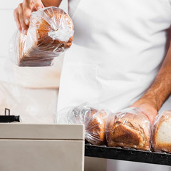 70 Pack Bread Bags with 100 Ties – 8x4x18 Clear Reusable Plastic Loaf Bags
