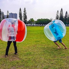 2 Pack Inflatable Bumper Balls for Adults (4ft/1.2m) 48inch, 47″ Red +Blue