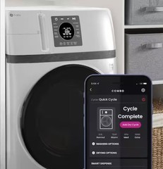 GE Profile 4.6 cu. ft. Smart Ultra Fast Electric Washer/Dryer Combo – Ventless
