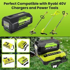 1~6PACK For Ryobi 40V Battery 8.0Ah Lithium OP4050 OP40602 OP40261 OP4060 OP4030