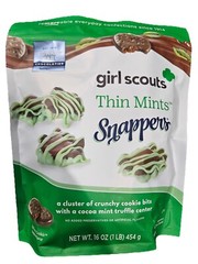 Edward Marc Chocolatier Girl Scouts Thin Mints Snappers 16 Ounce, Kosher