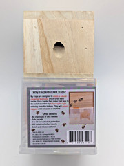 Bees ‘N Things Outdoor Carpenter Bee Traps Wood Catch & Release NEW