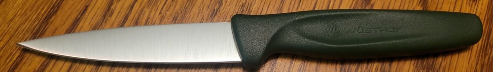 Wusthof Create Collection 3.25″ Paring Knife – Dark Green Handle 7-3/8″ Overall