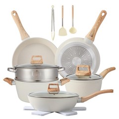 16~Piece Nonstick Cookware Set Pots and Pans