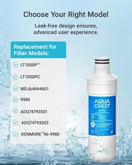 AQUA CREST LT1000PC ADQ747935 Replacement for LG® LT1000P®/PC/PCS ThinQ® Refrige