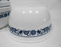 ❤️ NRM 1 Corelle OLD TOWN BLUE 28-oz SOUP CEREAL Super Chili BOWL Navy