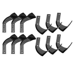 Rotary Tine Kit For Honda FC800 FRC800K1 Rototiller 06722-V20-003 12PCS Tines