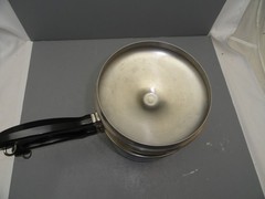 Vintage FarberWare 2 1/2 Qt Alum. Clad Stainless Steel Double Boiler Set