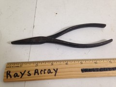 Vintage Pair of Duckbill Pliers, one is Proto 227 other unbranded duck flat nose