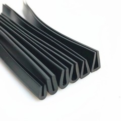 Rubber U Channel Edging Trim Seal Strip Profile Edge Protector Slot 0.5mm-60mm