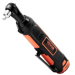 VEVOR Cordless Electric Ratchet Wrench Cordless Ratchet 3/8″ 12V 2 Batteries