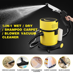 Vacmaster 6 Gallon 5.5HP Wet Dry Car Vacuum Cleaner Upholstery Shampoo 4-IN-1