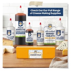 Fermentaholics Liquid Animal Rennet for Cheese Making Milk Coagulant – 2 oz