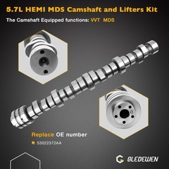 MDS 5.7L Hemi Camshaft Lifter Kit With Headgasket Set, Compatible with 2009-2021