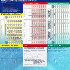 Swimming Pool Spa Water Chemical Test Kit For Chlorine Ph Test (6 Way Test)