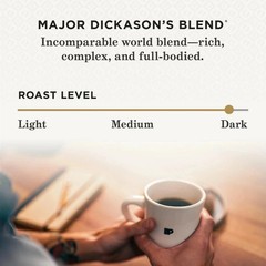 Peet’s Coffee, Dark Roast Keurig K-Cup Pods- Major Dickason’s Blend 75 Count