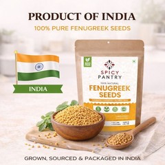 Fenugreek (Methi) Seeds Whole – 2 LBS Premium Spice for Cooking & Sprouting