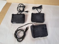 Dewalt 12V/20V Lithium Ion Battery Chargers LOT of 3 — (2) DCB1104 & DCB115