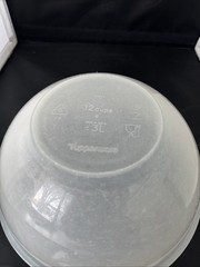 Vintage Tupperware 12 Cup Clear Bowl 2518A-1 -Bowl Only- 3 Liters