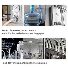 3/8 id x 1/2 od silicone tubing food grade pure silicon tube high temp – 3 m