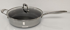 Hell’s Kitchen Hybrid Tri-Clad 4 Qt Sauté Pan w/ Lid | Nonstick PFAS-Free Used