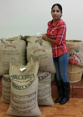 100% Hawaiian / Kona Peaberry Coffee Beans Dark Roasted 6 Pounds