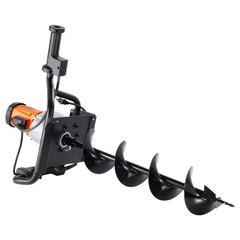 1500W Electric Post Hole Digger 5.71″ Earth Auger Bit+Extension Rod Quick Digger