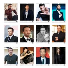 Ben Affleck 2026/27 Personalised Calendar | Choose start month