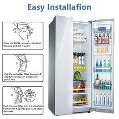 4 PACK Refresh Refrigerator Ice Water Filter For LG LT1000P ADQ747935 Brand New
