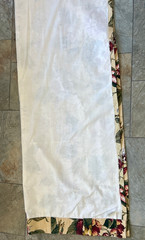 Waverly Laurel Springs Floral Multicolor Lined 2 Curtain Panels Tie Back 48″X83″
