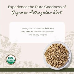 Starwest Botanicals Organic Astragalus Root – 16 Ounce (Pack of 1), No Color