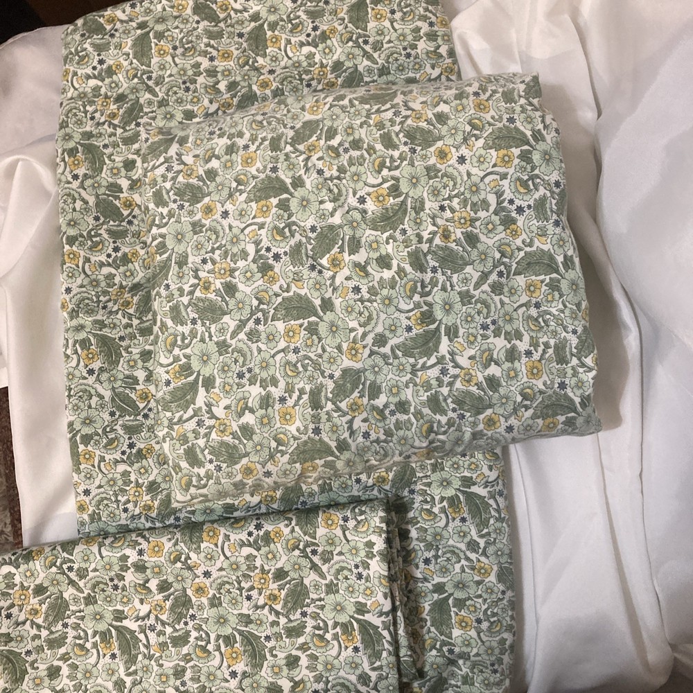 Sonoma Life The Easy-Care Sheet Set 3 Piece – TWIN – Woodblock Floral A1