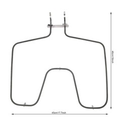 WB44K10005 Range Oven Bake Unit Lower Heating Element for GE AP2030964 PS249238