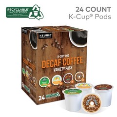 Keurig Decaf Coffee Variety Pack, Keurig K-Cup Pods, 24 Count