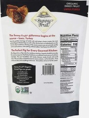 New Sunny Fruit Organic SunDried Smyrna Figs – 40oz Dried Fruit Unsulfured Snack