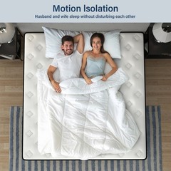 10″ 12″ 14″ Gel Memory Foam Spring Hybrid Mattress Twin Full Queen King In a Box