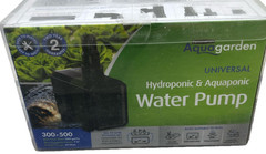 Aquagarden Universal Hydroponic & Aquaponic Water Pump 300-500 Gal/Hr. {G7}.