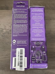 2 PACK ΕVΕRYDROP ΕDR1RXD1 Refrigerator ICE Water Filter 1 Replacement New