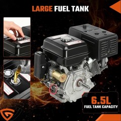 15HP 420cc Gasoline Electric Start Engine Motor Horizontal 4-Stroke Rototiller