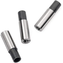 4 Pieces High-Carbon Steel Collet Die Grinder Chuck Driver Adapter 1/4″ to 1/8″