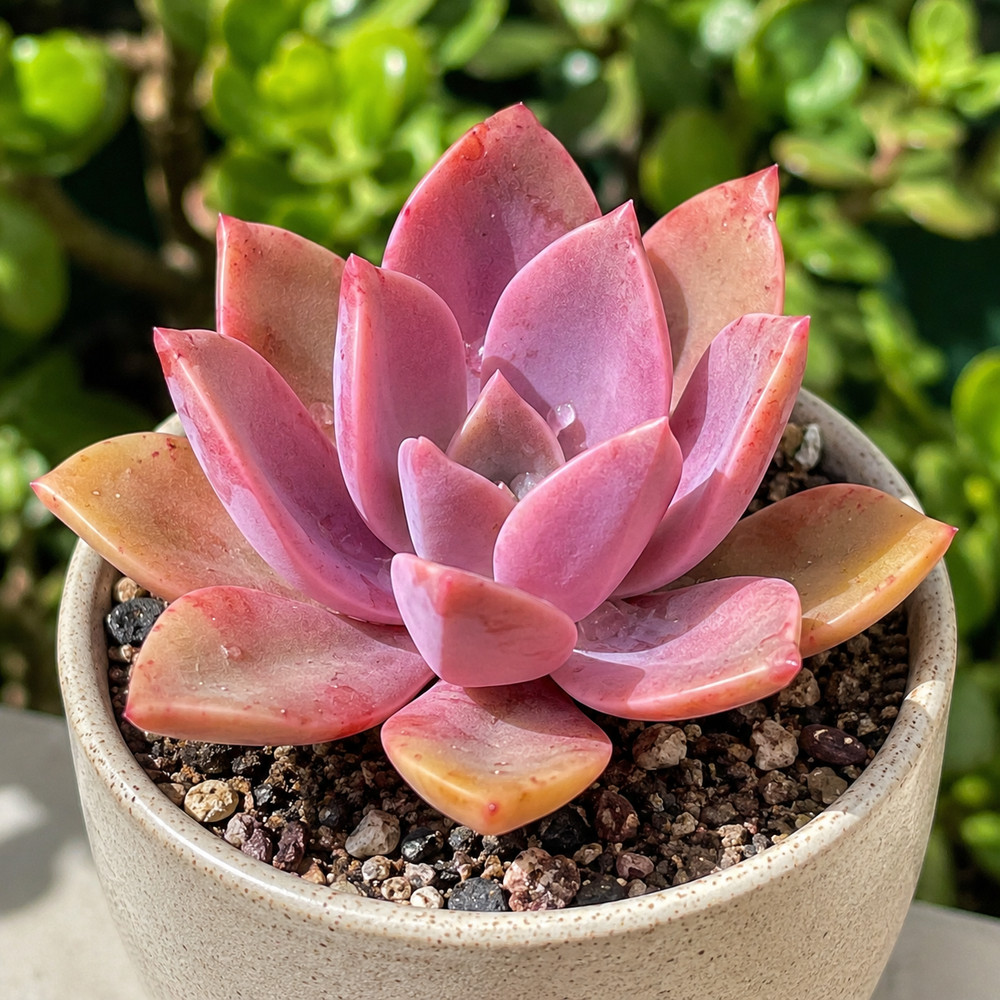 Rare Succulent Pink Graptoveria Dusty Easy Care Rooted Live Plant 3-Inch