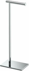 Gatco Modern Square Base Toilet Tissue Holder Stand, 21.25″ Chrome 1431C