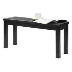 1 PCS 40inch Outdoor Wooden Porch Bench Garden Furniture for Backyard Seat